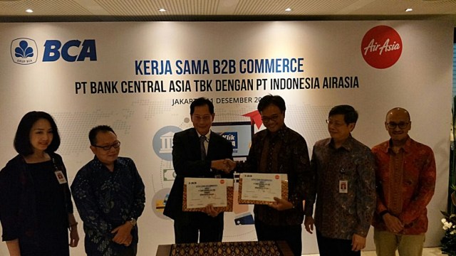 BCA lakukan tandatangan kerja sama B2B Commerce (Foto: Ela Nurlaela/kumparan)