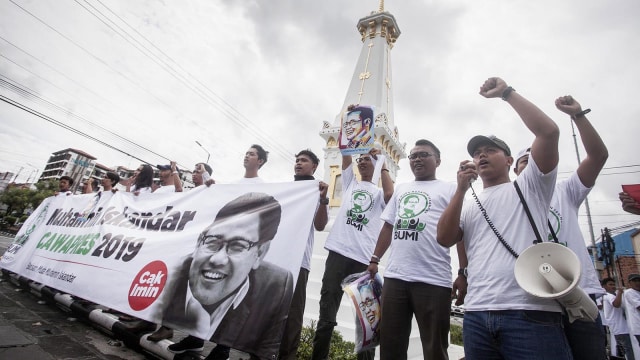 Dukung Cak Imin menjadi Cawapres 2019 (Foto: Antara/Andreas Fitri Atmoko)
