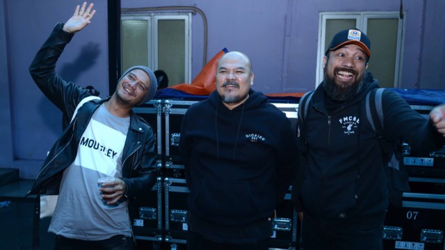 Enno, Bagus dan Choki NTRL. (Foto: Regina Kunthi Rosary/kumparan)