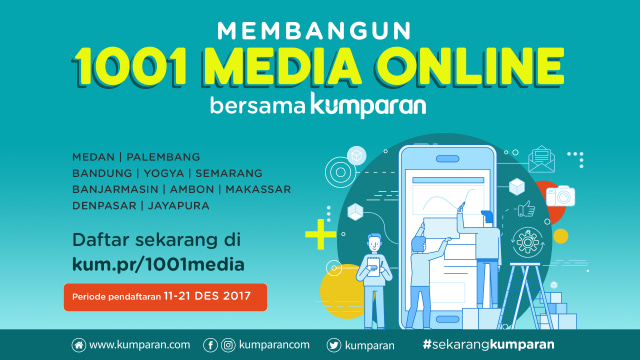kumparan 1001 media online (Foto: Frans Mateus Situmorang)
