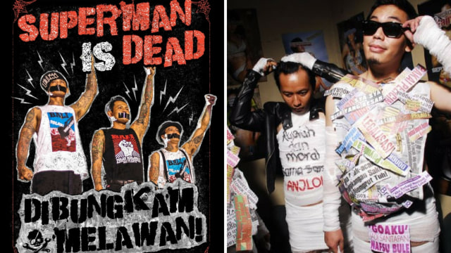 Superman Is Dead dan Efek Rumah Kaca (Foto: supermanisdead.net/efekrumahkaca.net)