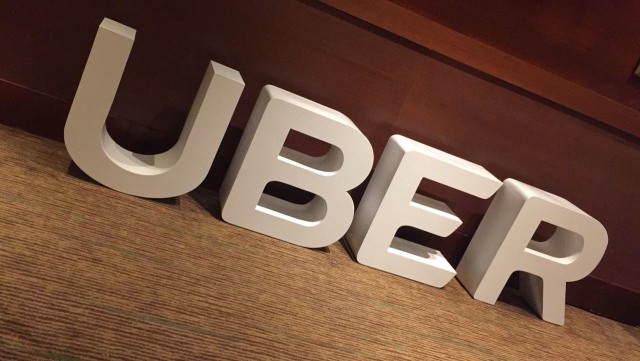 Logo Uber (Foto: Astrid Rahadiani/kumparan)