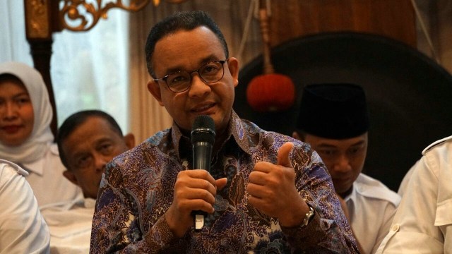 Anies di Kediaman Prabowo Subianto (Foto: Jamal Ramadhan/kumparan)