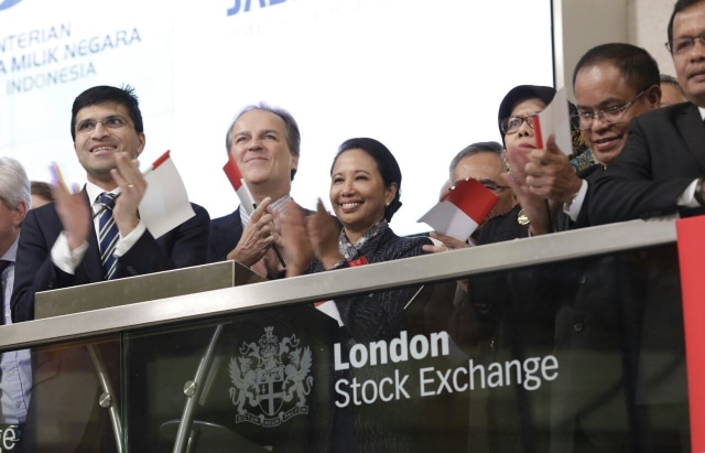 Penerbitan Komodo Bond di Bursa London (Foto: Dok. Kementerian BUMN)