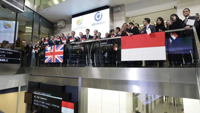 Penerbitan Komodo Bond di Bursa London (Foto: Dok. Kementerian BUMN)