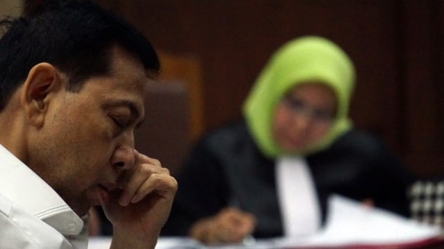 Setya Novanto Tertidur di Persidangan (Foto: Fitra Andrianto/kumparan )