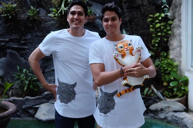 Marcel Chandrawinata dan Mischa Chandrawinata (Foto:  Instagram @marcelchandra)