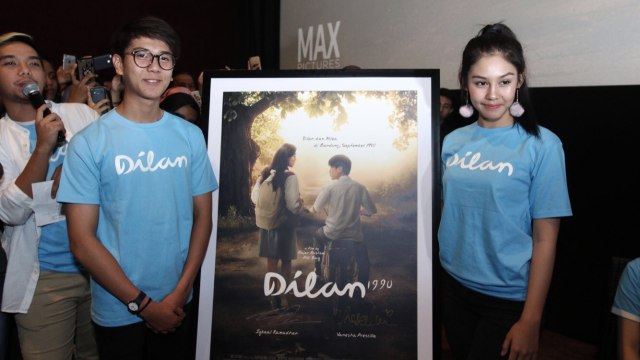 Iqbaal Dhiafakhri Ramadhan dan Vanesha Prescilla (Foto: Regina Kunthi/kumparan)