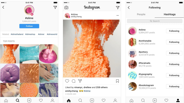 Fitur follow hashtag di Instagram. (Foto: Instagram)