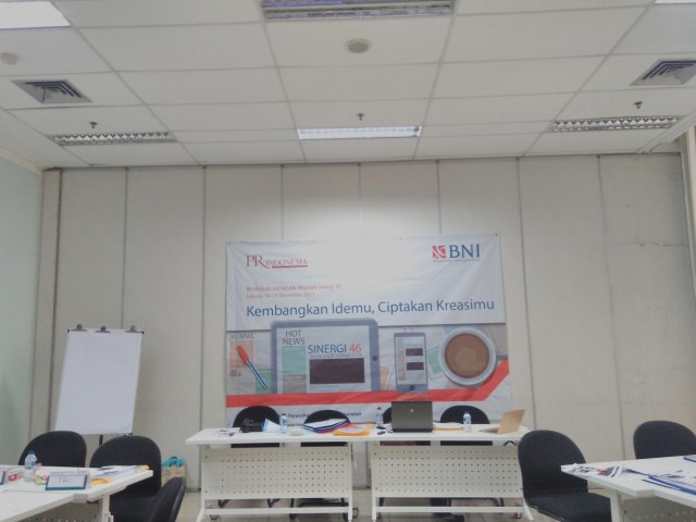 Workshop BNI: Kembangkan Idemu, Ciptakan Kreasimu.
