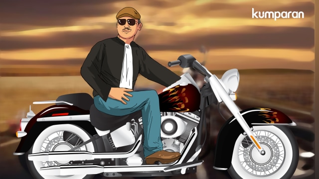 Ilustrasi Fredrich Yunadi. (Foto: Faisal Nu'man/kumparan)