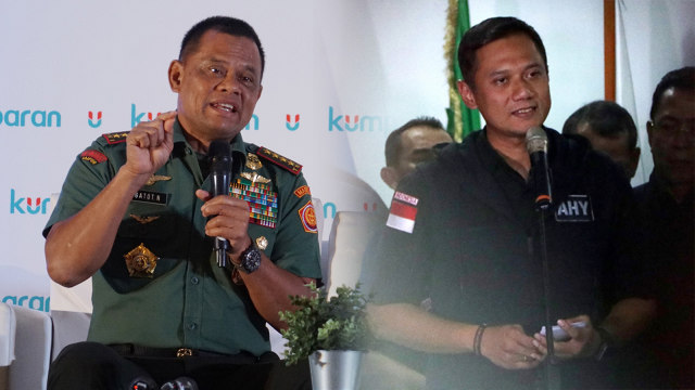 Gatot Nurmanto dan Agus Yudhoyono (Foto: Aditia Noviansyah, Fanny Kusumawardhani/kumparan)