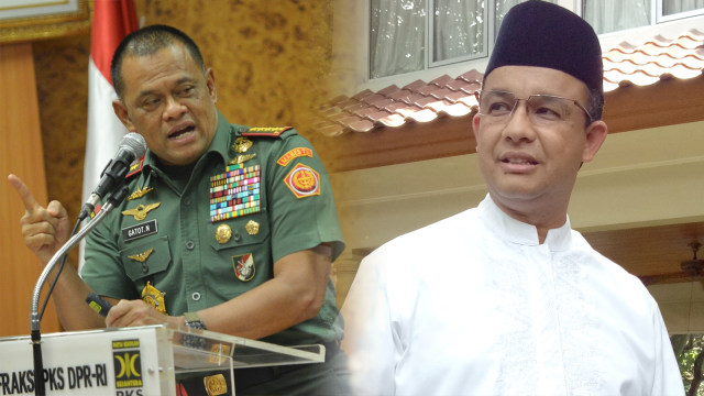 Gatot Nurmantyo dan Anies Baswedan (Foto: Wanda Hidayat/kumparan, Antara/Wahyu Putro A)