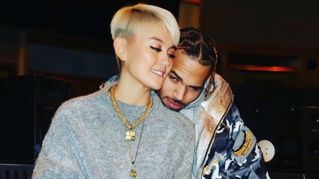 Agnez Mo dan Chris Brown (Foto: Instagram @chrisbrownofficial)