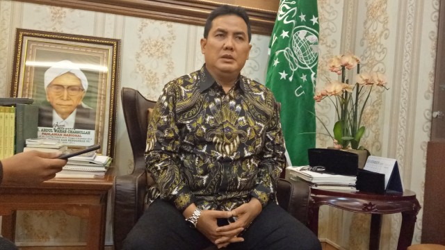 Sekjen PBNU, Helmy Faishal Zaini. Foto: Nabilla Fatiara/kumparan