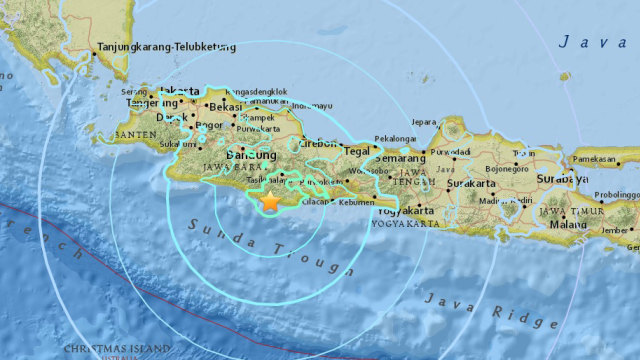 Gempa Sukabumi (Foto: earthquake.usgs.gov)