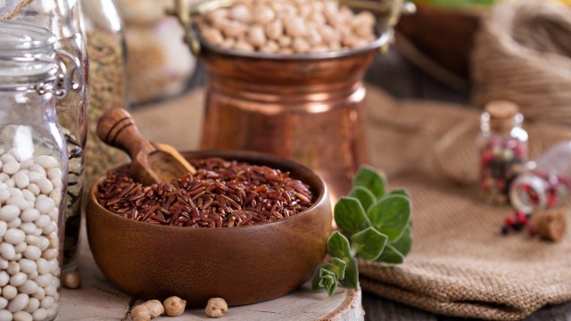 Beras merah tinggi akan serat (Foto: Thinkstock)