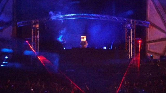Penampilan Marshmello di DWP (Foto: Fitra Andrianto/kumparan)