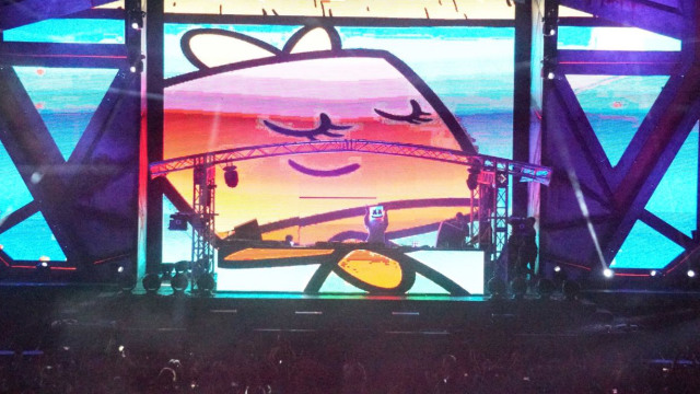 Penampilan Marshmello di DWP (Foto: Fitra Andrianto/kumparan)