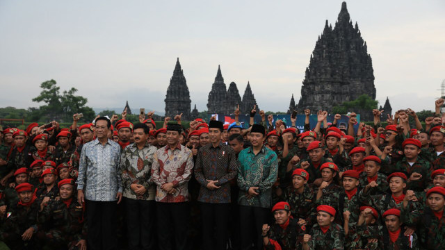 Apel Banser dan Kokam di Prambanan. (Foto: dok. Kemenpora)