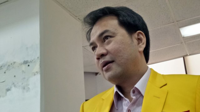 Azis Syamsuddin di Kantor DPP Partai Golkar Foto: Nabilla Fatiara/Kumparan