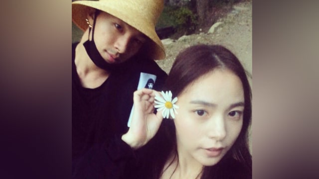 Taeyang Bigbang dan Min hyo-rin (Foto: Instagram/@__youngbae__ )