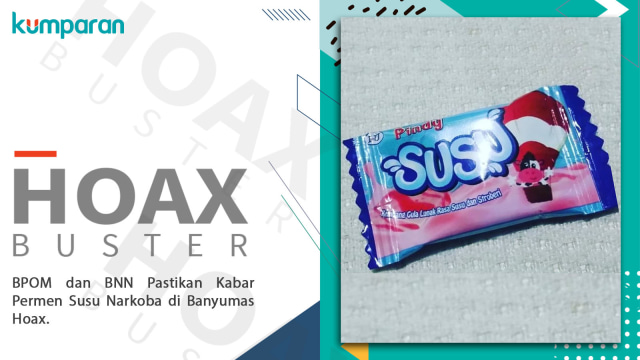 Hoax permen susu narkoba di Banyumas (Foto: Dok. Istimewa)