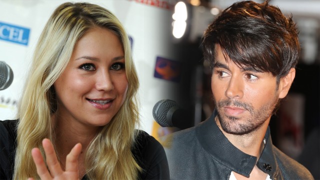 Anna Kournikova dan Enrique Iglesias (Foto: AFP/Rodrigo Arangua, Valery Hache)