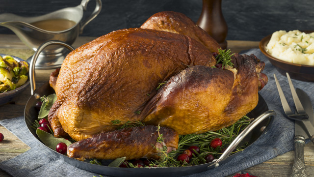 Sajian daging kalkun panggang  (Foto: Thinkstock)