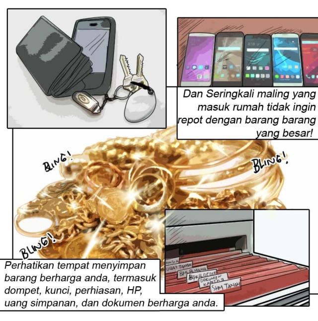 Komik: Langkah Mencegah Maling (4)