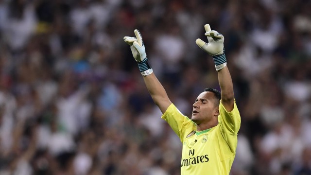 Kiper Real Madrid, Keylor Navas. (Foto: AFP/Javier Soriano)