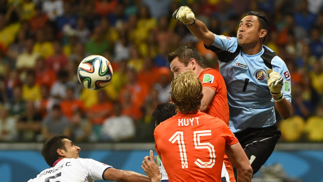 Navas di Piala Dunia 2014. (Foto: AFP/Fabrice Coffini)