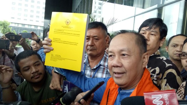 Tersangka kasus BLBI, Syafruddin Arsyad di KPK. (Foto: Wahyuni Sahara/kumparan)