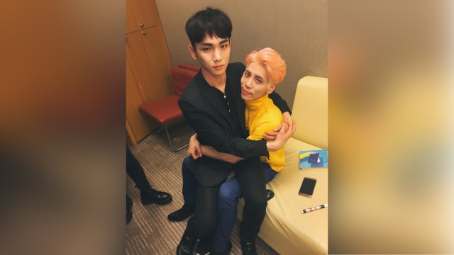 Key dan Jonghyun 'SHINee' (Foto: Instagram/@bumkeyk)