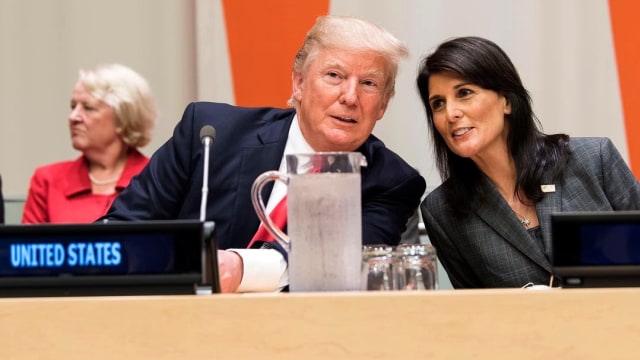 Donald Trump dan Nikki Haley Sikh (Foto: Instagram/@nikkihaley)