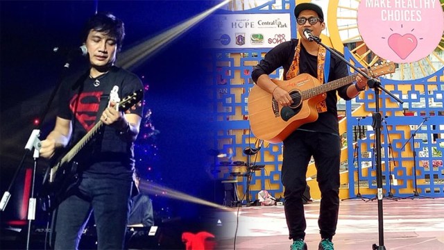 Katon Bagaskara dan Nugie. (Foto: Instagram/@katonbagaskara dan Mustika Sari/kumparan)