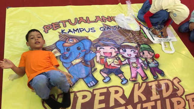 Anak berpartisipasi dalam Superkids Edventure  (Foto: Tamara Anastasia Wijaya/kumparan)
