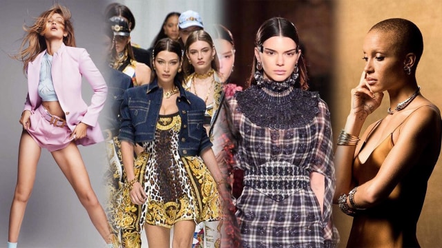 7 model yang paling bersinar di 2017 (Foto: Instagram @kendalljenner @gigihadid @bellahadid @rodistrict)