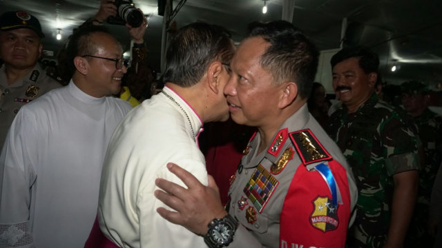 Para petinggi negara di Gereja Katedral. (Foto: Helmi Afandi/kumparan)