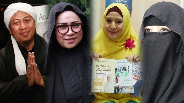 Selebriti yang terjun langsung ke Palestina (Foto: Munady, Prabarini Kartika, Regina Rosary/kumparan)