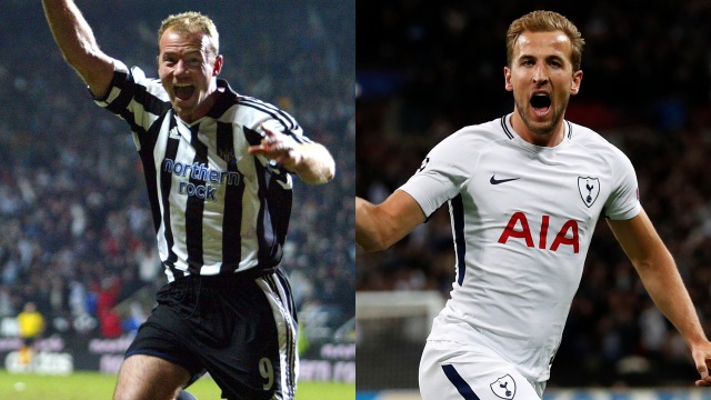 Alan Shearer & Harry Kane. (Foto: AFP)