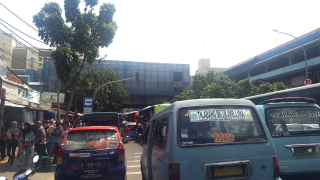 Kemacetan di Tanah Abang (Foto: Adhim Mugni/kumparan)