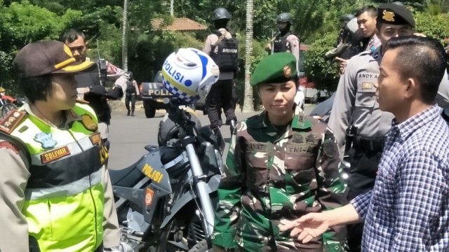 Kapolres Cianjur, AKBP Soliyah, dan Dandim Cianjur (Foto: Dok. Polres Cianjur)