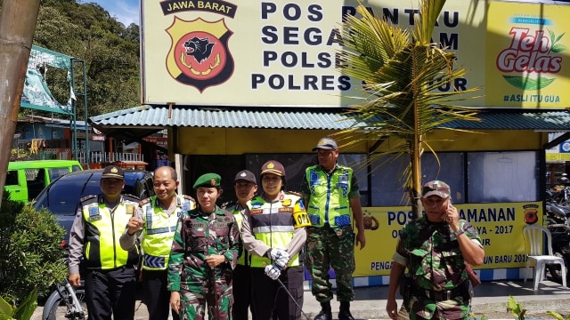 Kapolres Cianjur, AKBP Soliyah, dan Dandim Cianjur (Foto: Dok. Polres Cianjur)