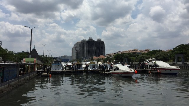 Suasana Ketinggian Air di Marina Ancol (Foto: Fachrul Irwinsyah/kumparan)