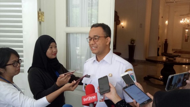 Anies Baswedan di Balai Kota. (Foto: Diah Harni/kumparan)