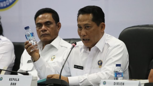 Kepala BNN, Budi Waseso saat Konpers Akhir Tahun (Foto: Aditia Noviansyah/kumparan)