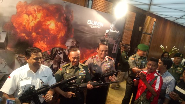 KSAD, Jenderal TNI Mulyono pada Pindad (Foto: Aria Pradana/kumparan)