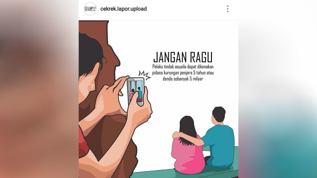 Kampanye Celup (Foto: Instagram @cekrek.lapor.upload)