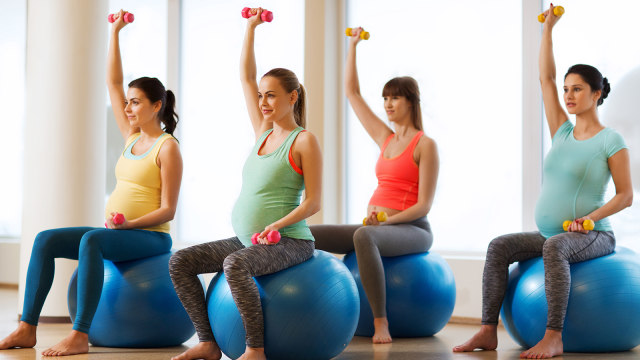 Olahraga saat hamil  (Foto: Thinkstock)